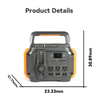 540wh Potencia máxima 1200w 600w Estación de almacenamiento de energía