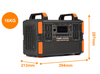 1000W 1048Wh 5V 2.4A 9V 2.0A 12V 1.5A 3.3A Salida USB 18V Central eléctrica con banco de energía PD 18W